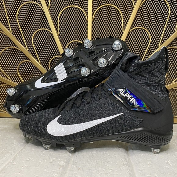 Nike Alpha Menace Elite 2 Black White CI1530-001 Football Cleats Men\'s Size 12 main image 8